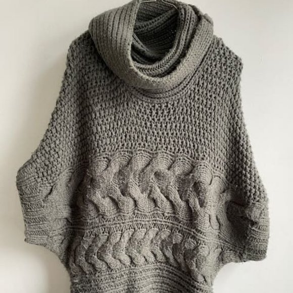 Oversized Grey Chunky Knit - Picture 1 of 6